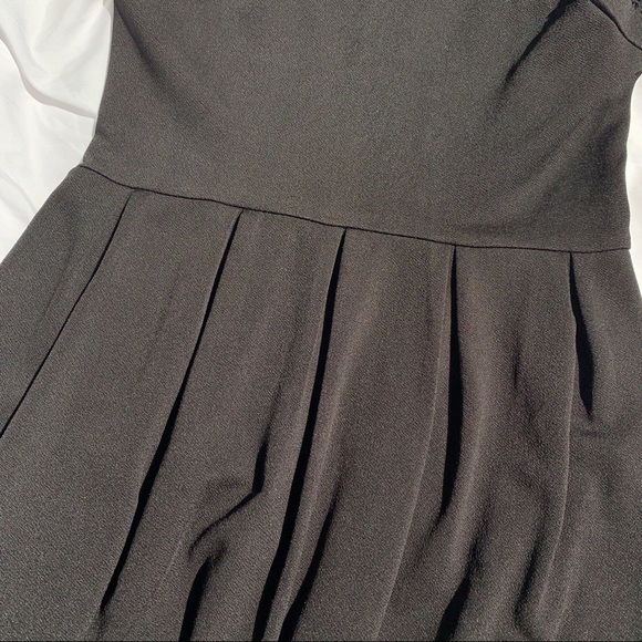 Forever 21 Black Pleated Mesh Mini Dress - Picture 5 of 6